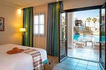 Mitsis Royal Mare - Wohnbeispiel Suite Swim Up Gemeinschaftspool (Zimmercodierung WBQ)