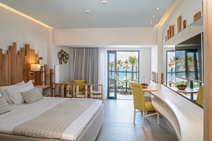Lyttos Beach - Wohnbeispiel Juniorsuite Meeresfront erste Etage (Zimmercodierung J9O)