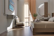 Jo An Beach - Wohnbeispiel Doppelzimmer Superior Gartenblick (Zimmercodierung DSG)