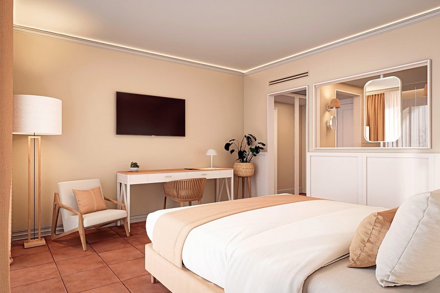 Bordoy Don Antonio - Wohnbeispiel Doppelzimmer Poolblick (Zimmercodierung DBP)