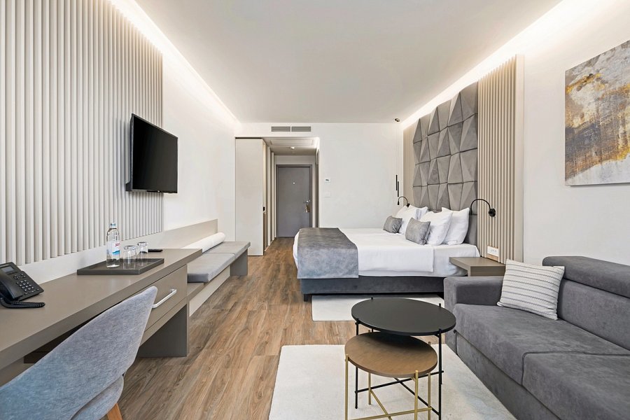 Aminess Laurel Khalani Hotel - Wohnbeispiel Doppelzimmer Deluxe seitl. Meerblick (Zimmercodierung DDN)