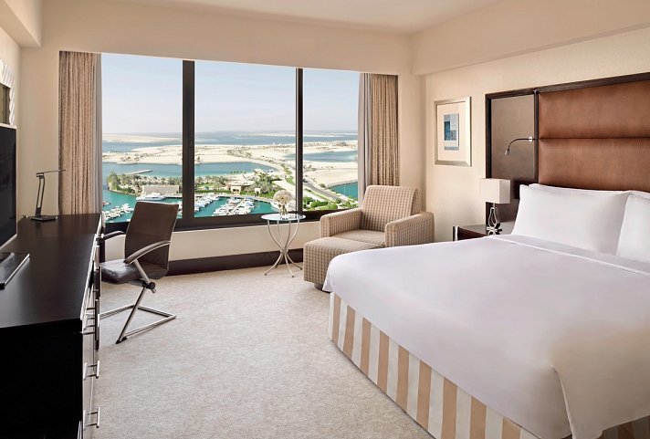 InterContinental Abu Dhabi - Wohnbeispiel Classic Room Sea view (Zimmercodierungen D1M, ULM & UP2)