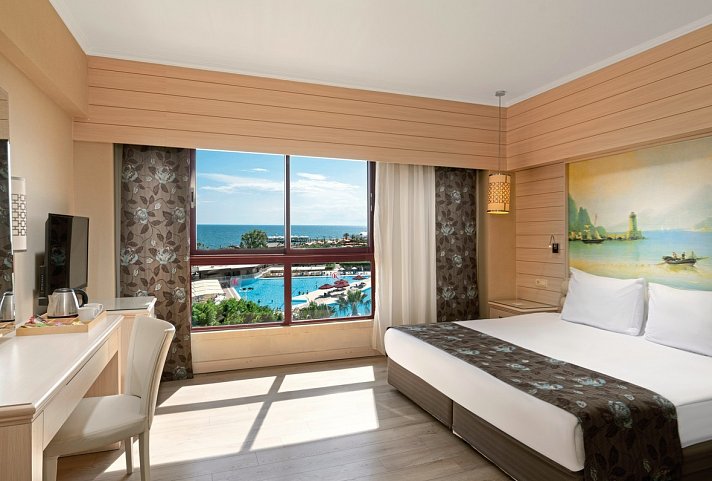 Kaya Belek - Wohnbeispiel Doppelzimmer Meerblick (Zimmercodierungen DBM & DCM)