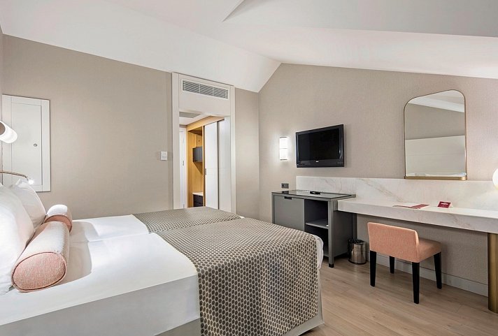 Trendy Aspendos Beach - Wohnbeispiel Doppelzimmer Economy (Zimmercodierungen DE1 & DC1)