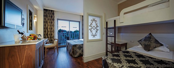 Alba Queen - Wohnbeispiel Doppelzimmer Large Etagenbett