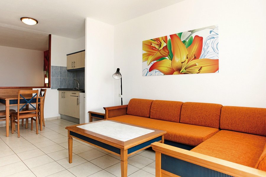 Palm Garden - Wohnbeispiel Appartement Meerblick (Zimmercodierung ABM)
