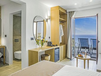 Panorama Village - Wohnbeispiel Doppelzimmer Superior Elegant Meerblick (Zimmercodierung D1M)