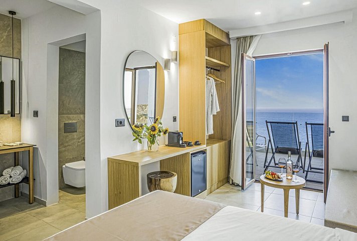 Panorama Village - Wohnbeispiel Doppelzimmer Superior Elegant Meerblick (Zimmercodierung D1M)