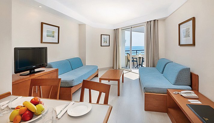 Hipotels Bahía Grande - Wohnbeispiel Appartement 1 Schlafzimmer (Zimmercodierung AB1)
