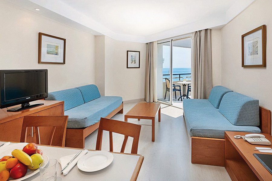 Hipotels Bahía Grande - Wohnbeispiel Appartement 1 Schlafzimmer (Zimmercodierung AB1)