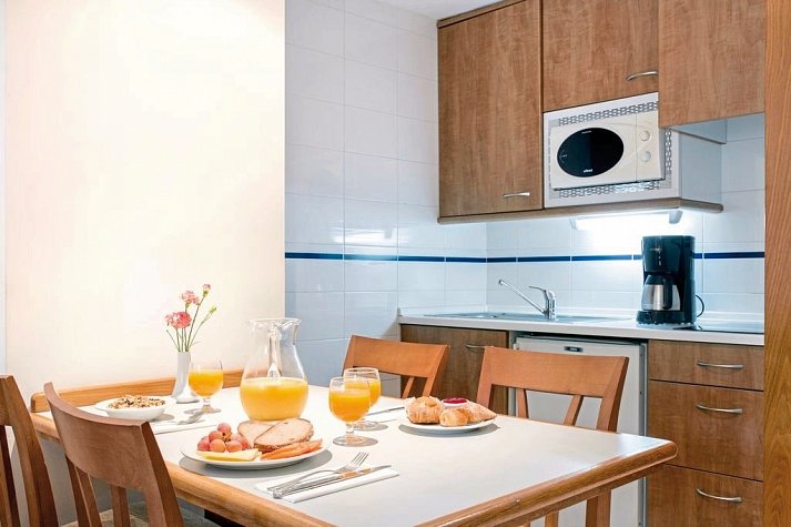 Hipotels Bahía Grande - Wohnbeispiel Appartement 1 Schlafzimmer (Zimmercodierung AB1)