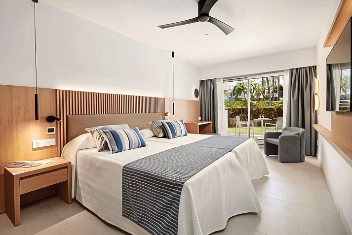 Hipotels Mediterraneo - Wohnbeispiel Doppelzimmer (Zimmercodierung DB1)