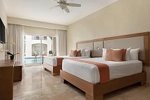 Sunscape Coco Punta Cana - Wohnbeispiel Sun Club Junior Suite Swim Out (Zimmercodierungen DLQ & WLQ)