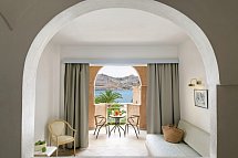 Lindos Royal Resort - Wohnbeispiel Juniorsuite Meerblick (Zimmercodierung JBM)