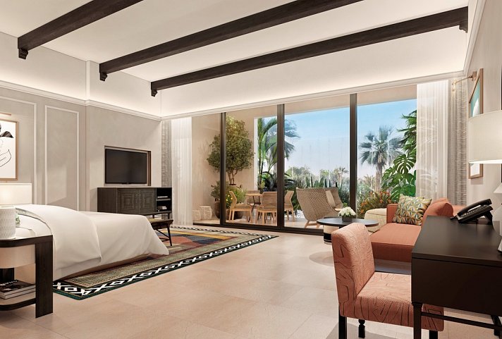 Sofitel Al Hamra Beach Resort - Wohnbeispiel Luxury King Room Beachfront (Zimmercodierung UU1)