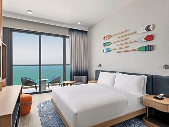 Hampton by Hilton Marjan Island - Wohnbeispiel King/ Queen Guest Room Sea View (Zimmercodierung D1M)