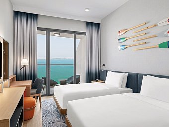 Hampton by Hilton Marjan Island - Wohnbeispiel King/ Queen Guest Room Sea View (Zimmercodierung D1M)