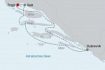 Blaue Reise Adria Kreuzfahrt ab/bis Trogir