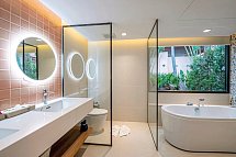 Baan Samui Resort - Wohnbeispiel Bad (Zimmercodierung WI1)